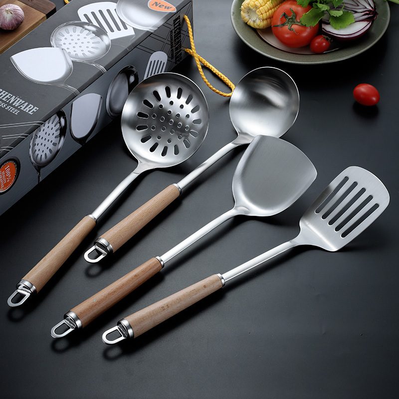 Steel utensils set manufacturers, stainless steel cooking utensils set