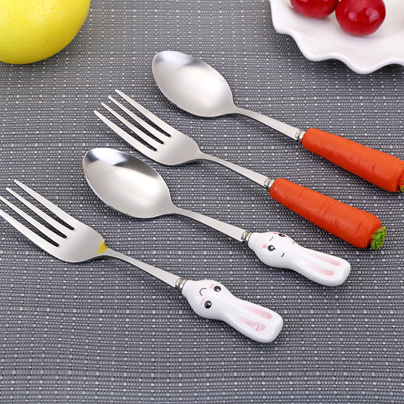 Cartoon handle cutlery sets | Utensil Manufacturers